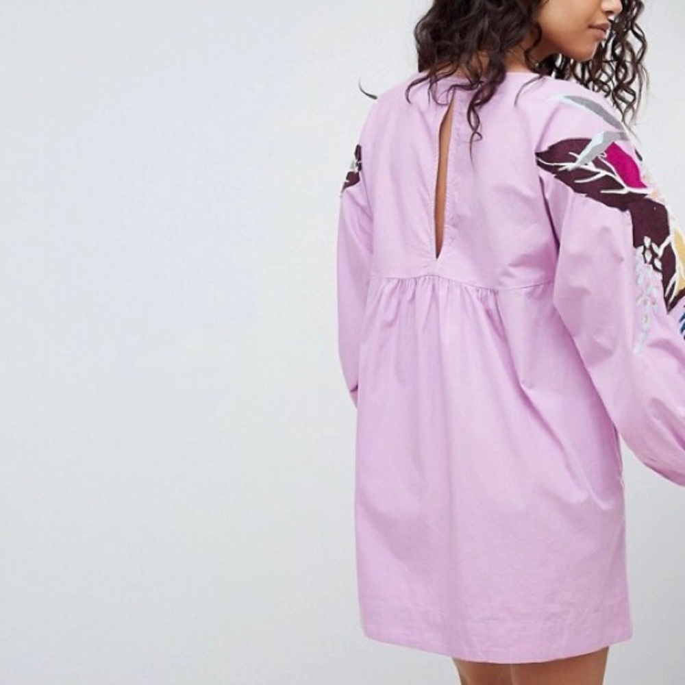 SOLD | 🚺 Free People Floral Mutton Dress - Picture 6 of 8